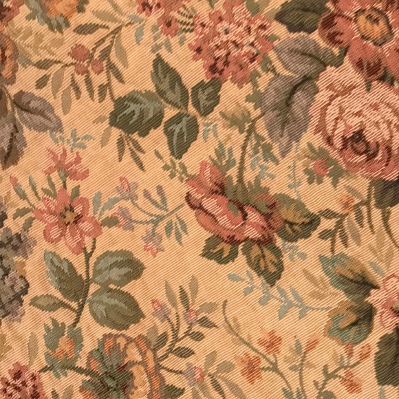Made in Italy Gorgeous Flowers vintage throw - Picture 2 of 9
